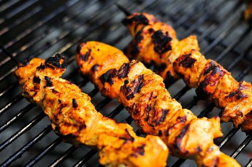 Brochettes de poulet